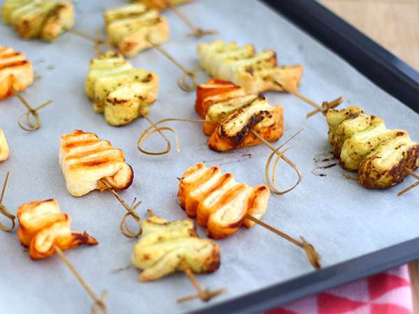 Pinheiros folhados de pesto, foto 2