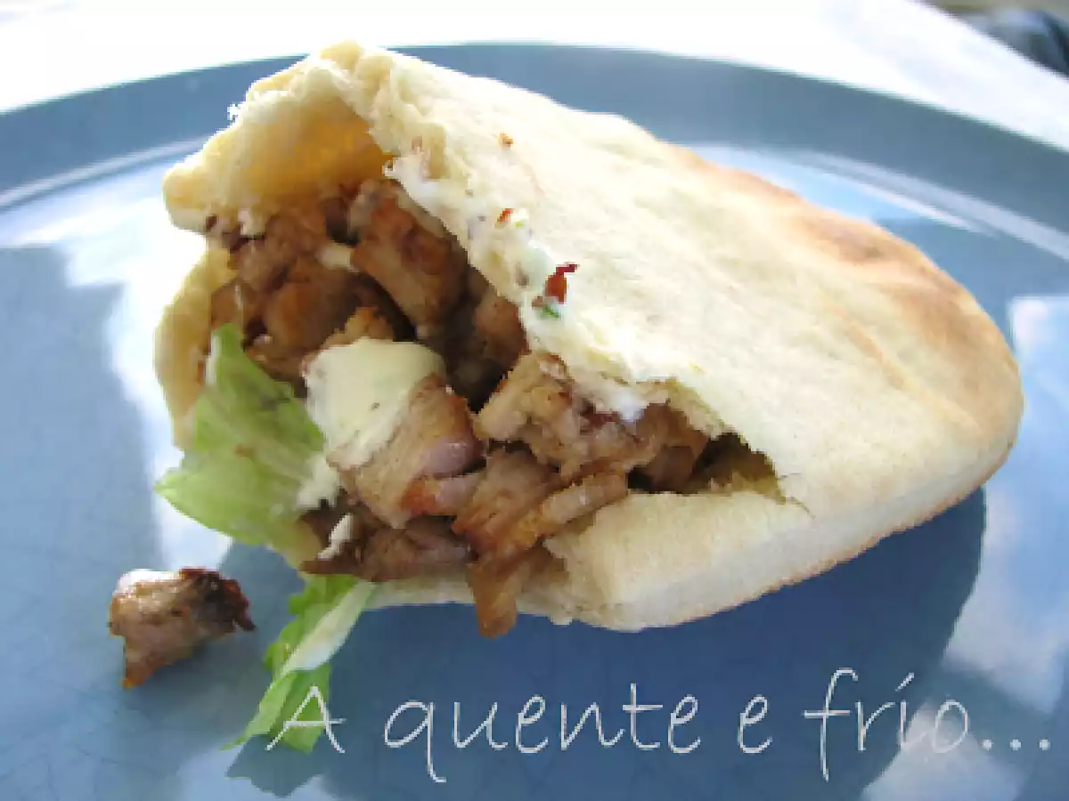 Pita Shoarma de Lombinho de Porco