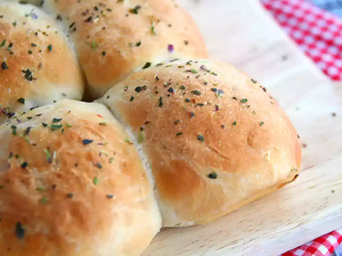 Pizza Buns (pãezinhos recheados de queijo e presunto) - foto 3