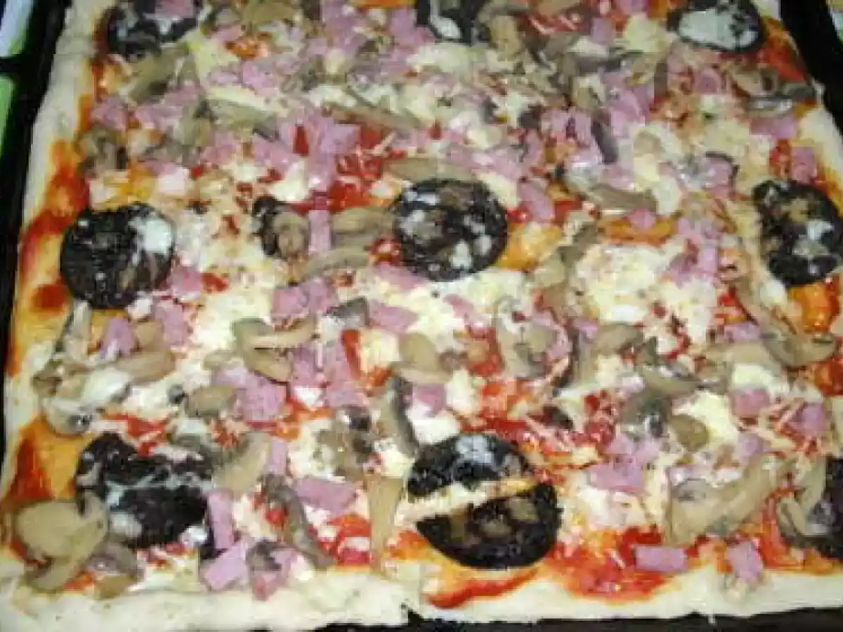 Pizza com farinheira