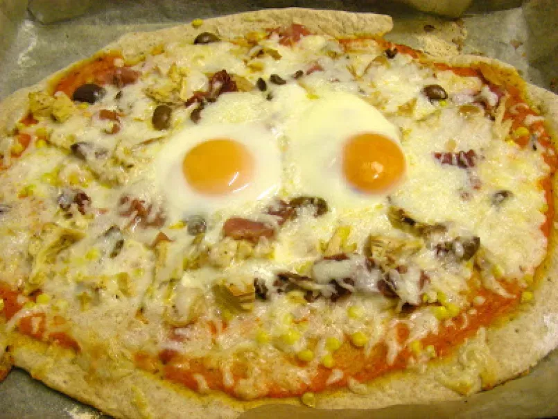 Pizza com ovo, foto 1