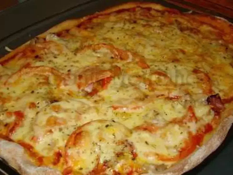 Pizza com Pão Caseiro