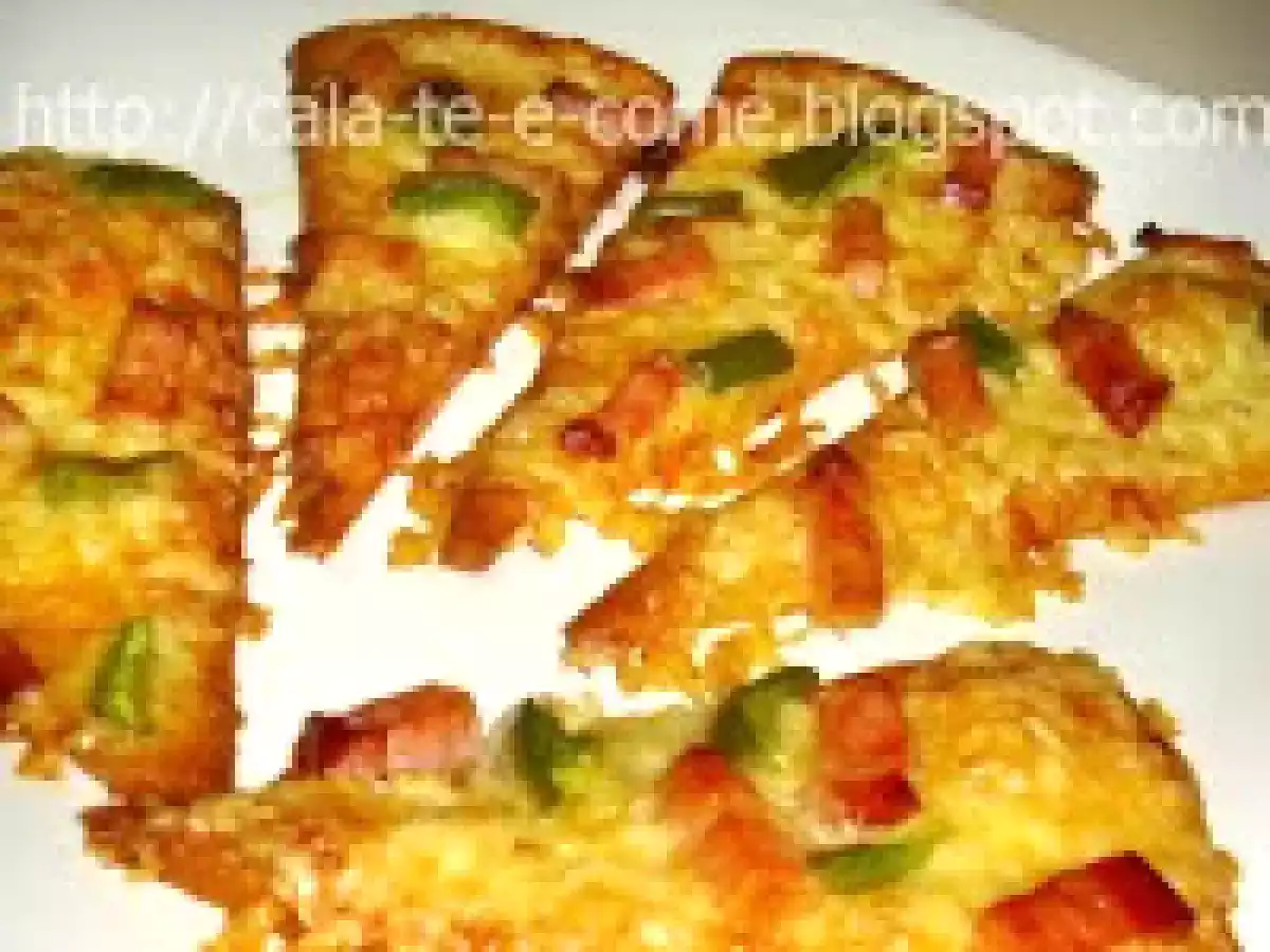 Pizza de Alho e Bacon