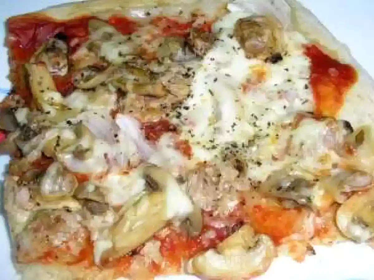 Pizza de amêijoa e atum - foto 3
