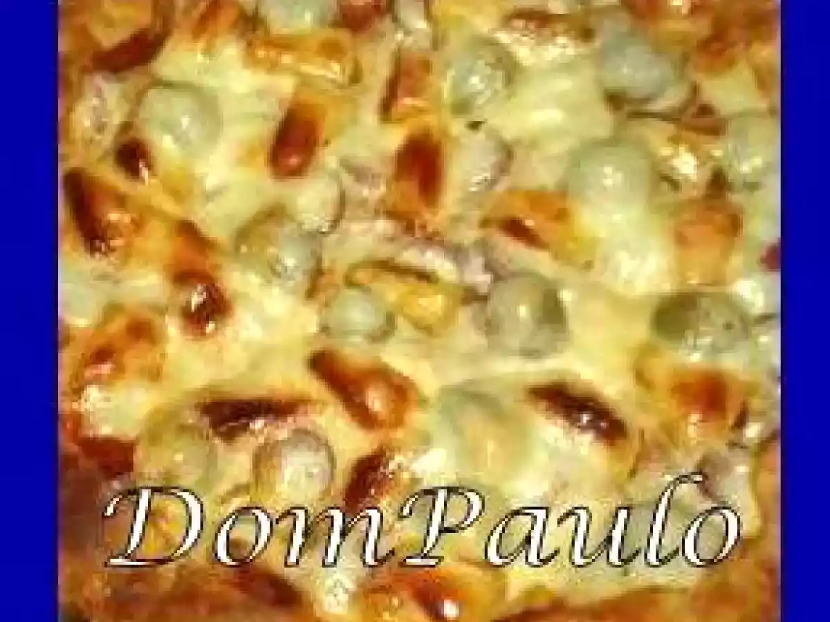 Pizza de atum com ananás