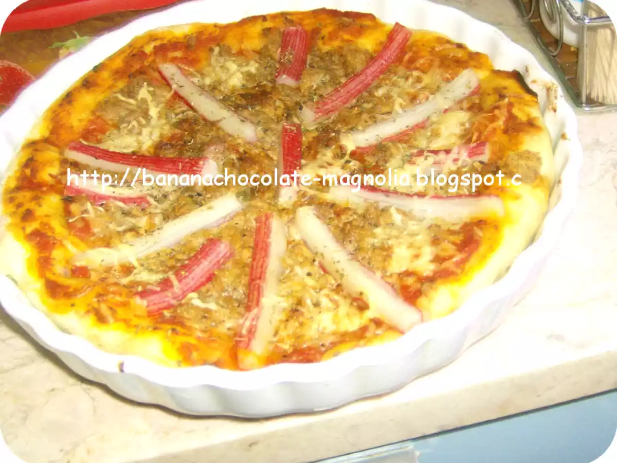 Pizza de Atum e Delícias do Mar