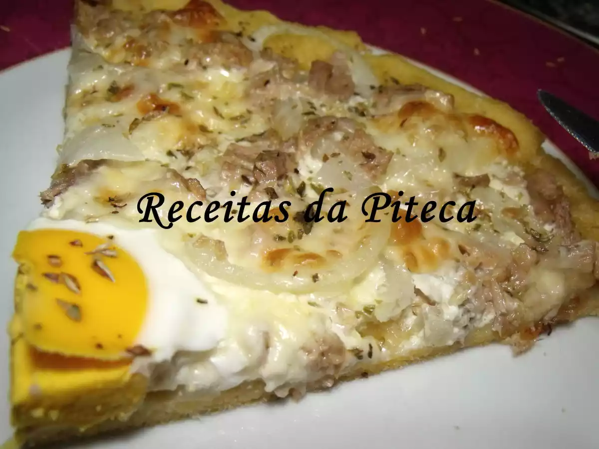 Pizza de atum e ovo - foto 2