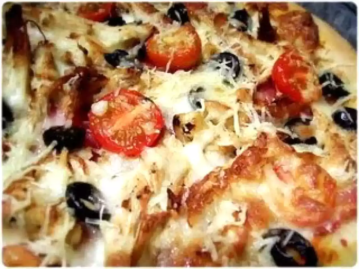 Pizza de Frango, Bacon e Tomate Cereja - foto 2