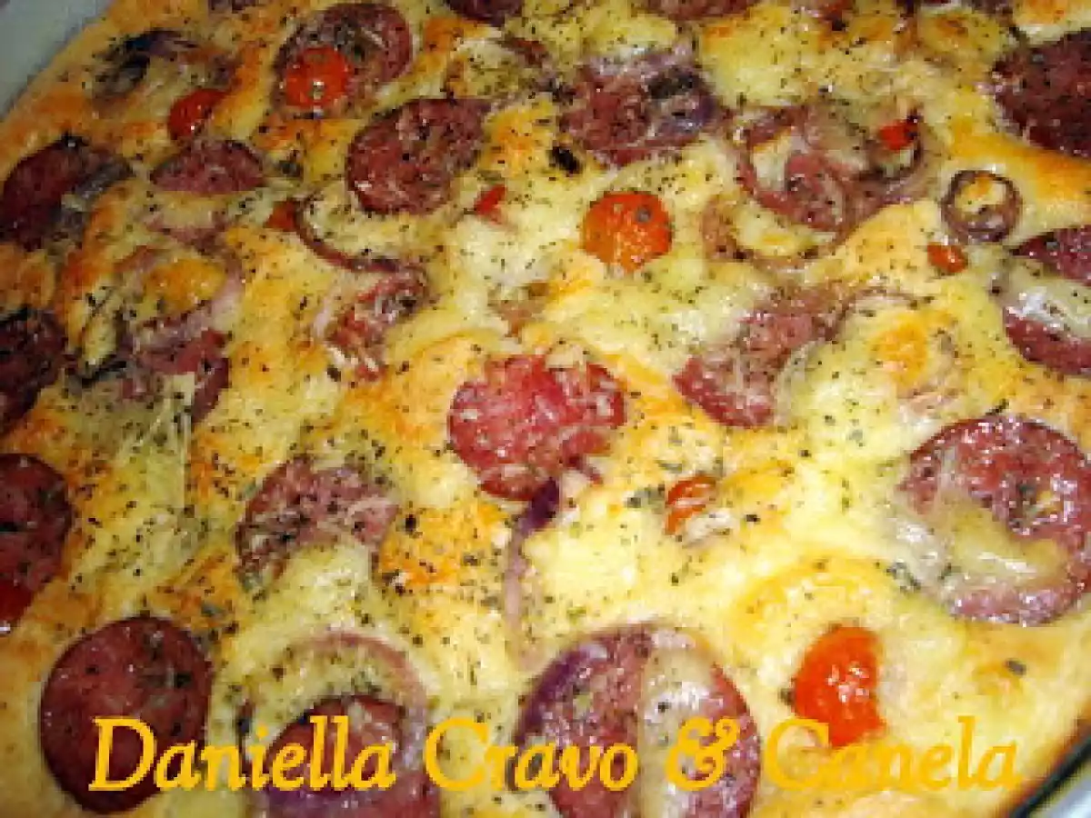 Pizza de Liquidificador