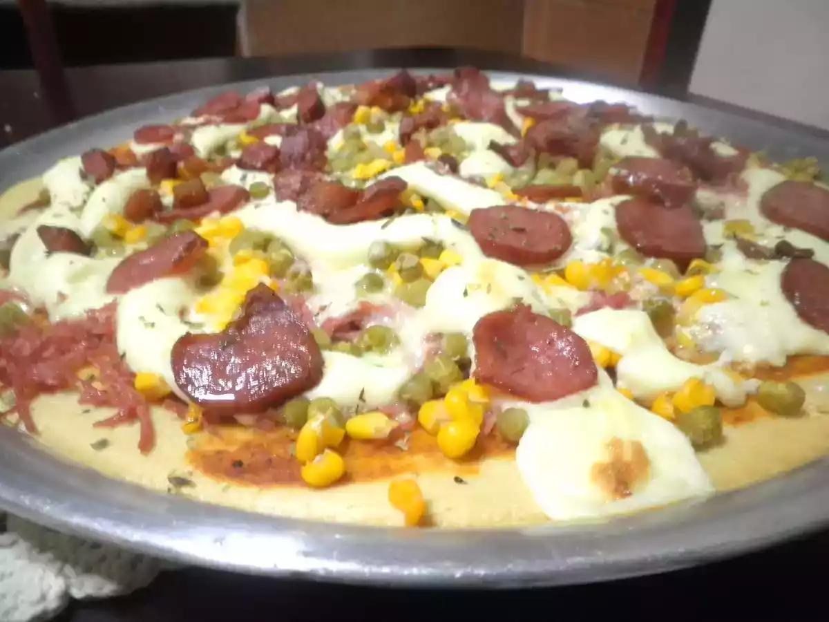 Pizza de liquidificador