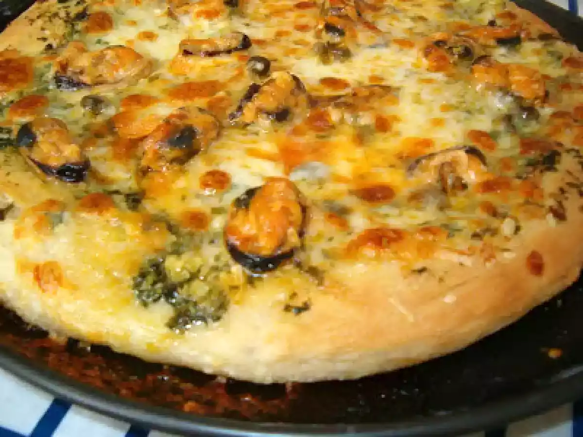 Pizza de mexilhão