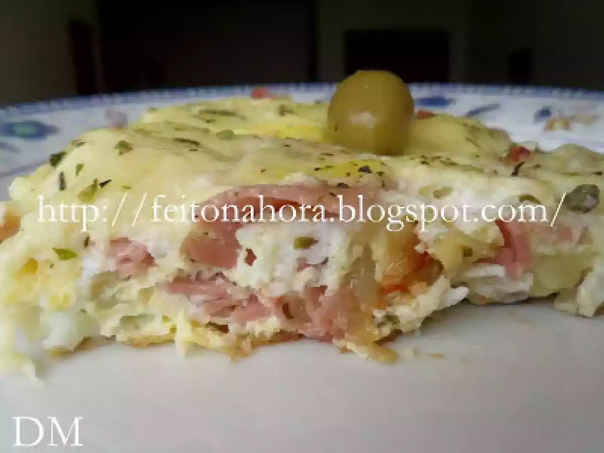 Pizza de ovo na wok