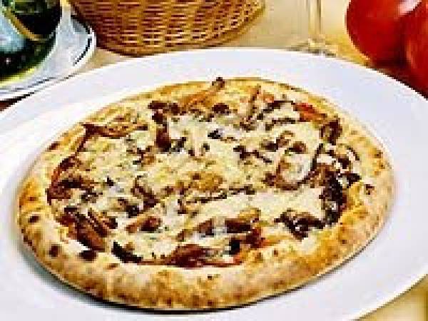 Pizza de Shimeji com Shitake