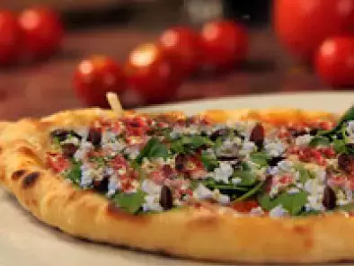 Pizza Grega (vegana)