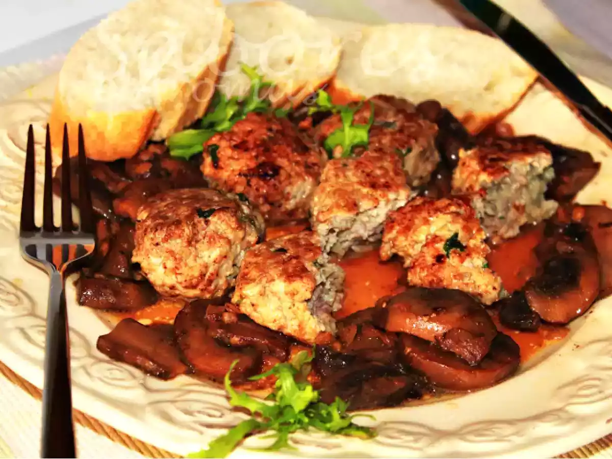 Pleurotus com Carne Picada