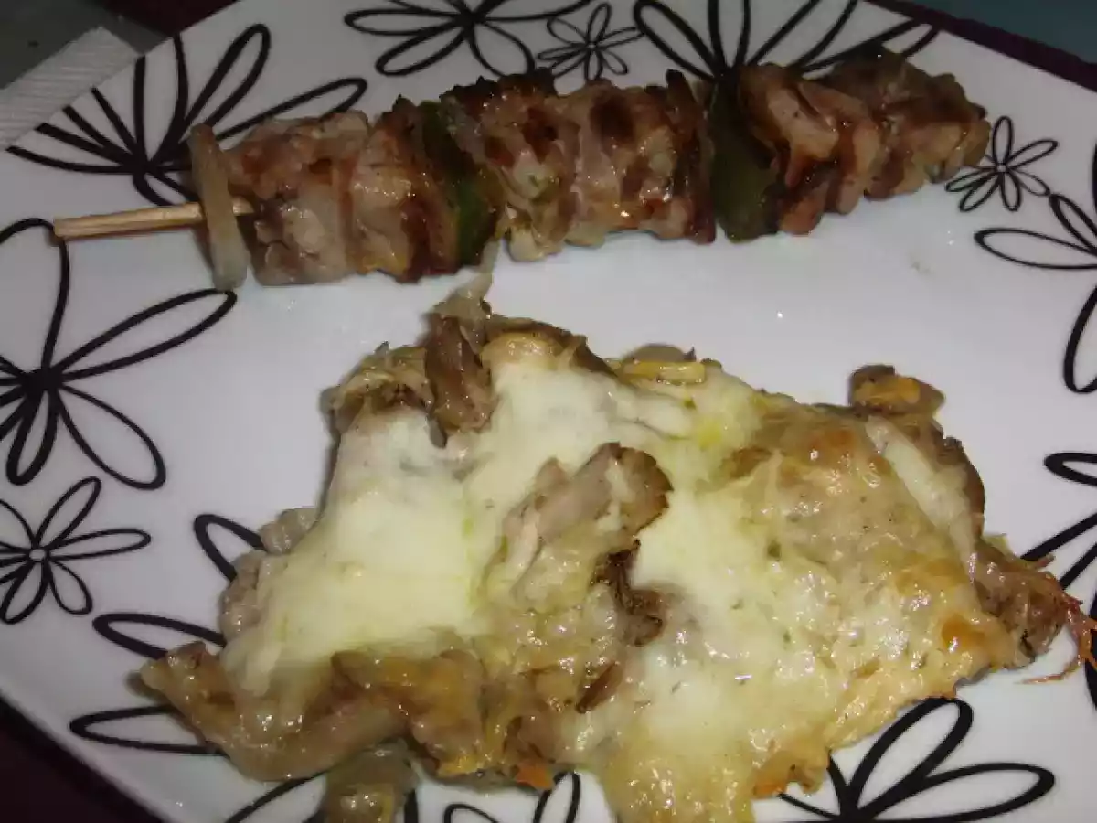 Pleurotus gratinados