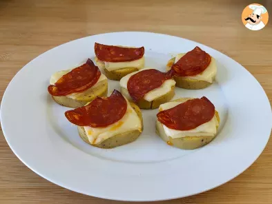 Polenta assada com queijo e salame - foto 4