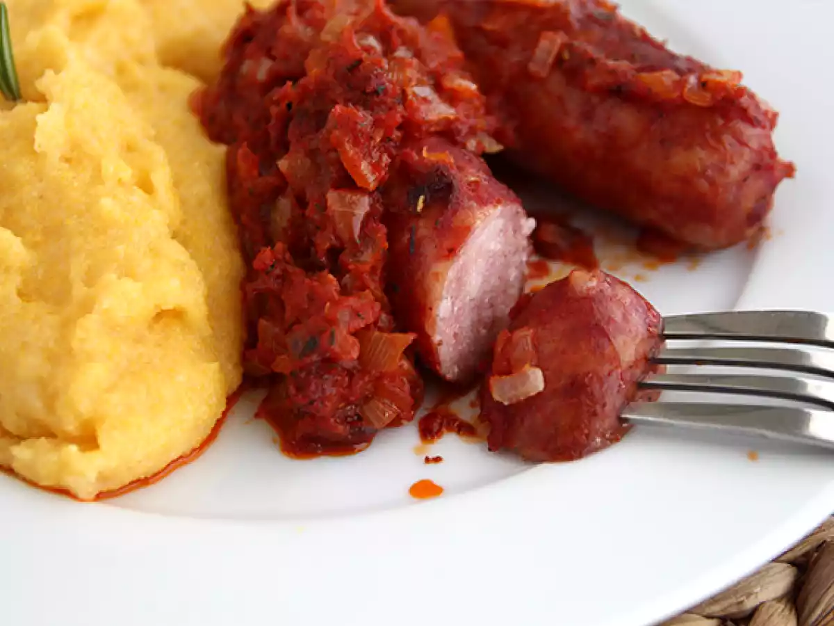 Polenta com linguiça defumada - foto 2