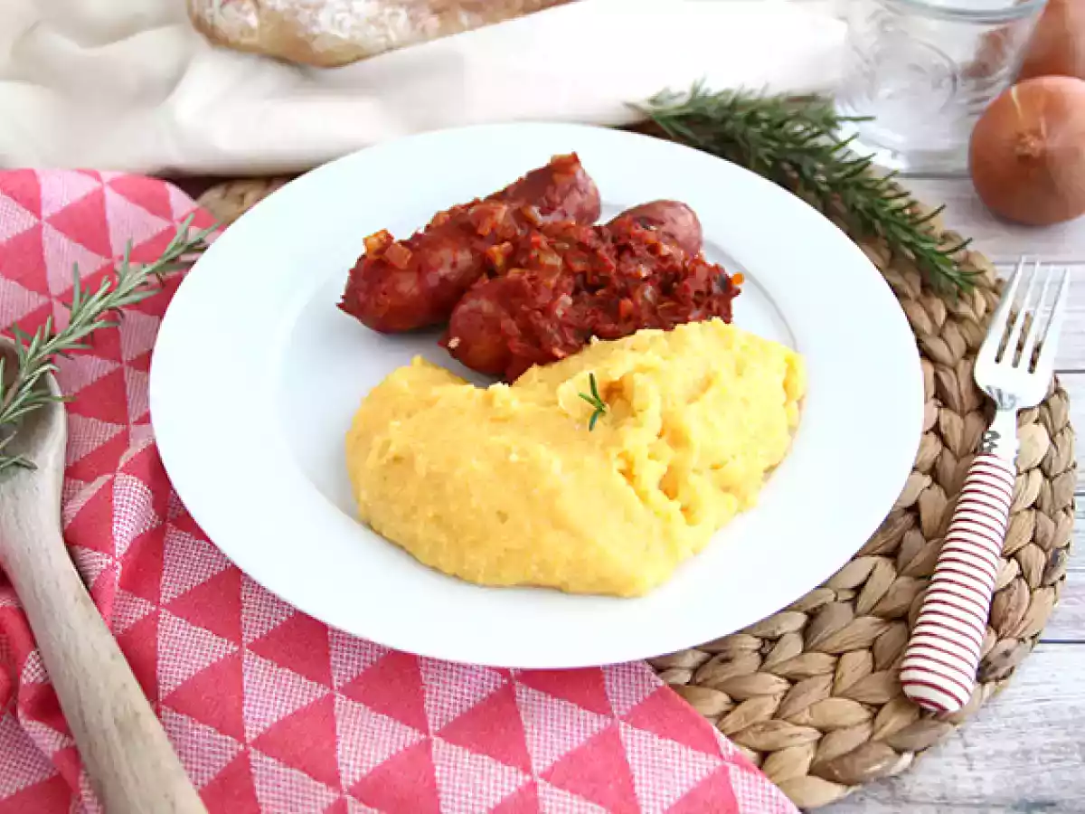 Polenta com linguiça defumada - foto 3