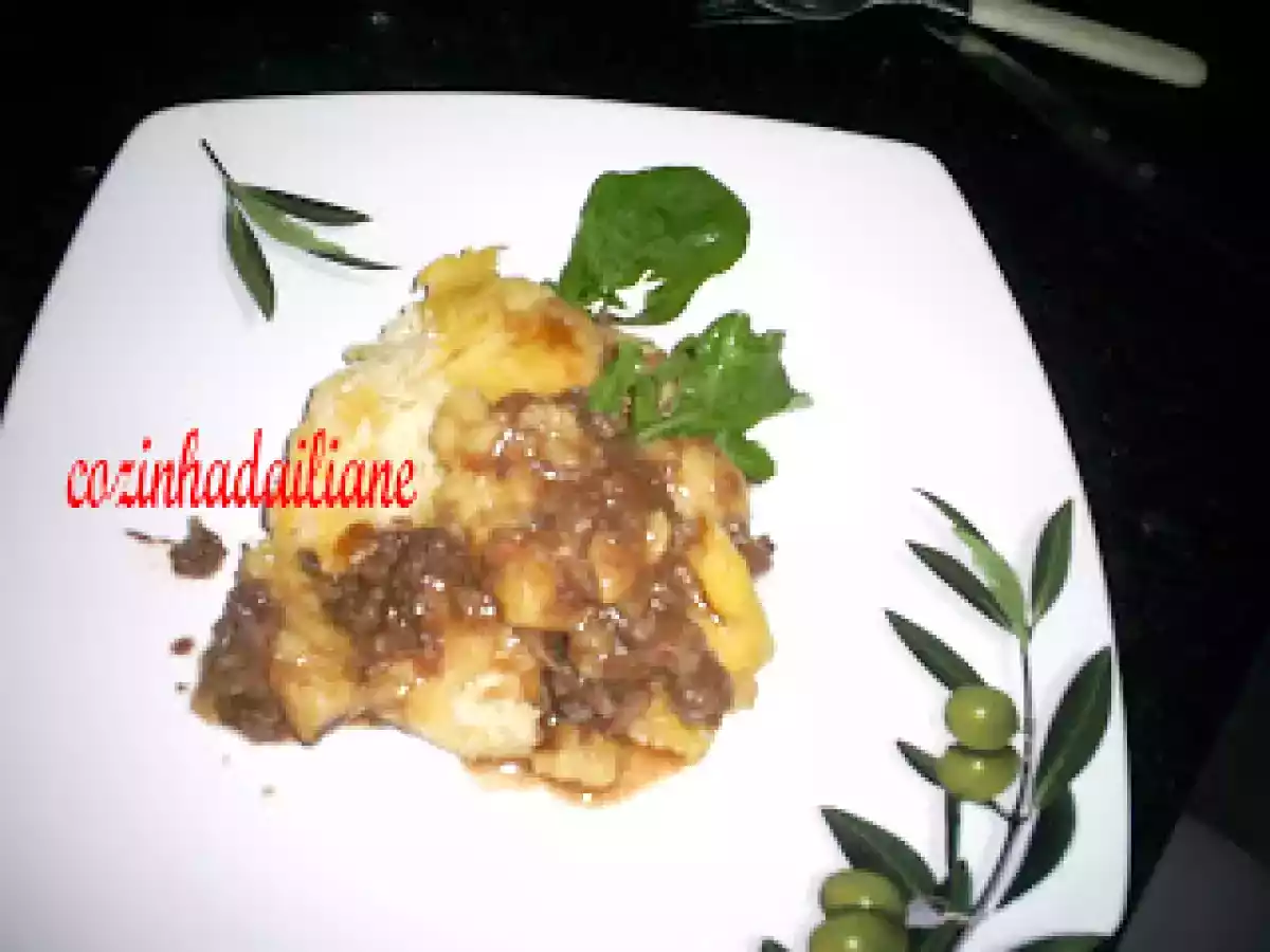 Polenta com ragú de músculo - foto 2