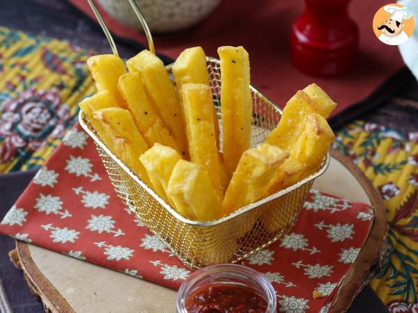 Polenta frita na Air Fryer. crocante, saudável e sem glúten - foto 4