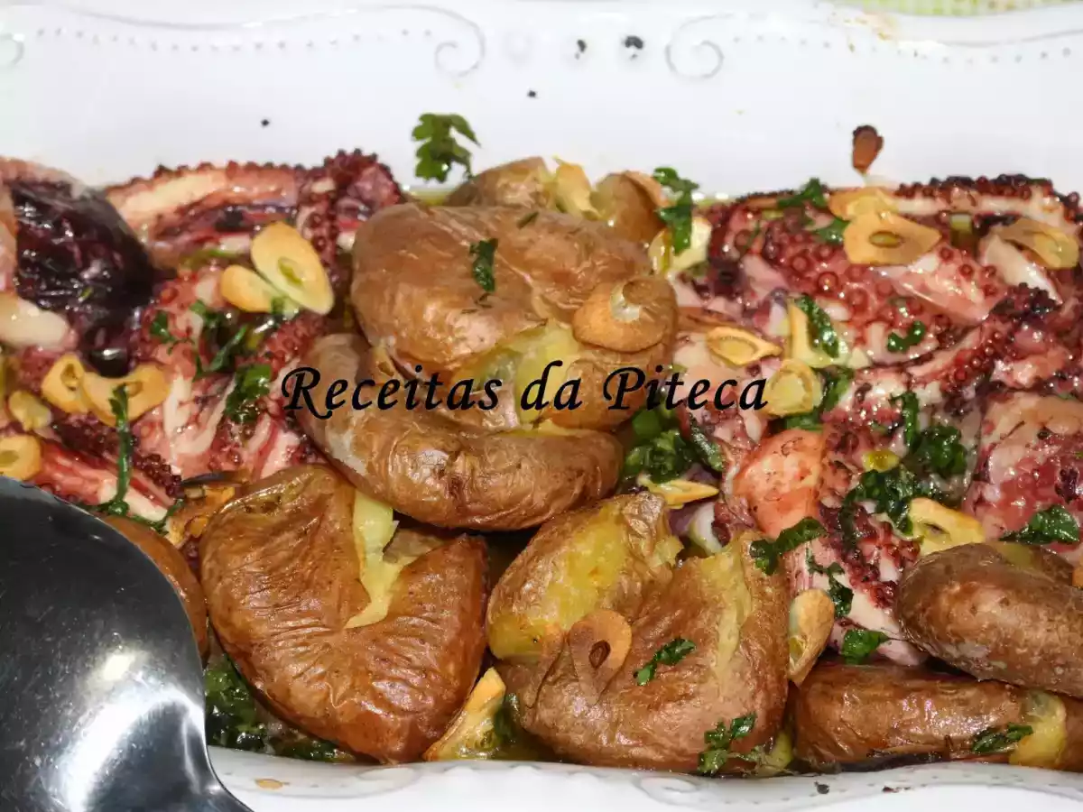 Polvo à Lagareiro ( à minha moda)