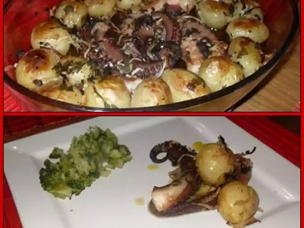 Polvo no Forno com Vinho do Porto