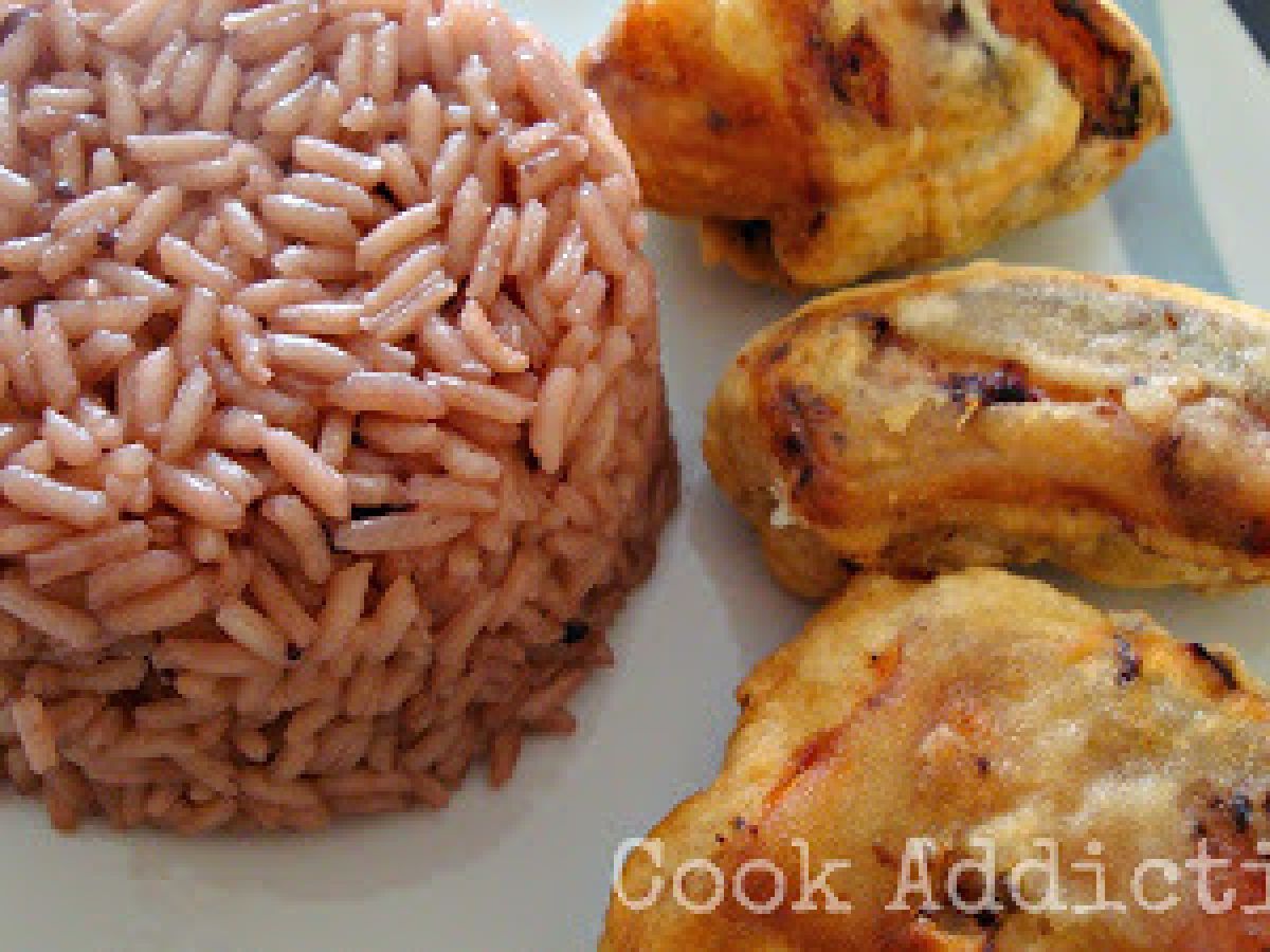 Pota frita com arroz