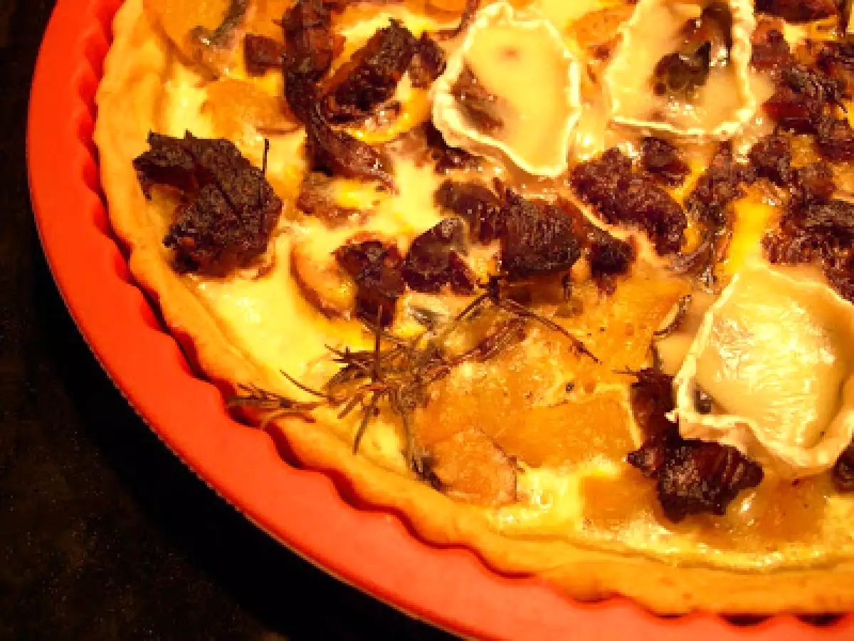 Projecto Reciclar: Quiche aromática de abóbora