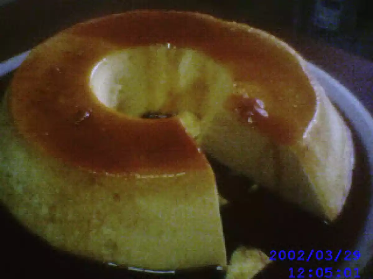 PUDIM CHINES COM OVOS