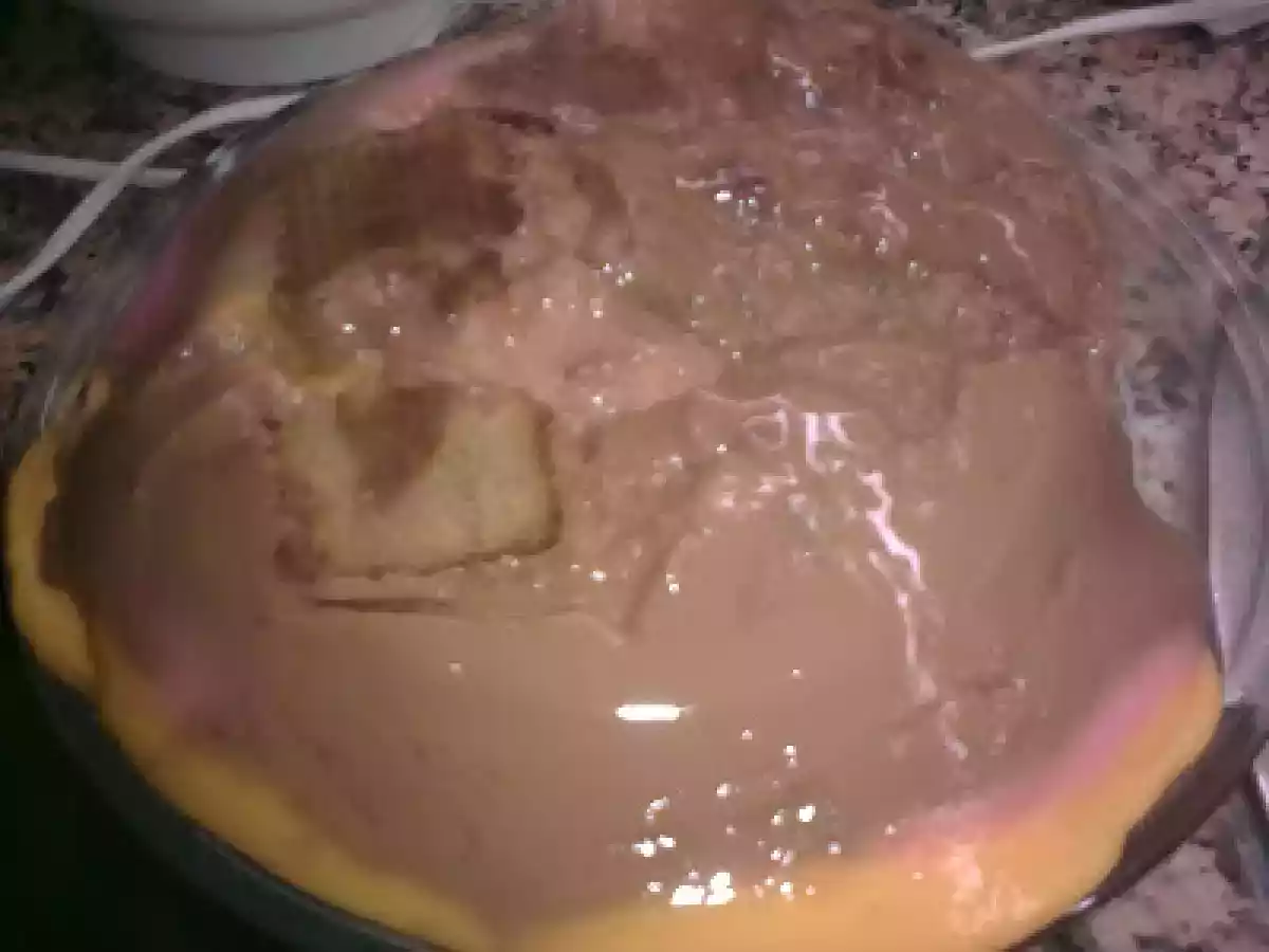 Pudim de 3 Sabores com camada de Chantily