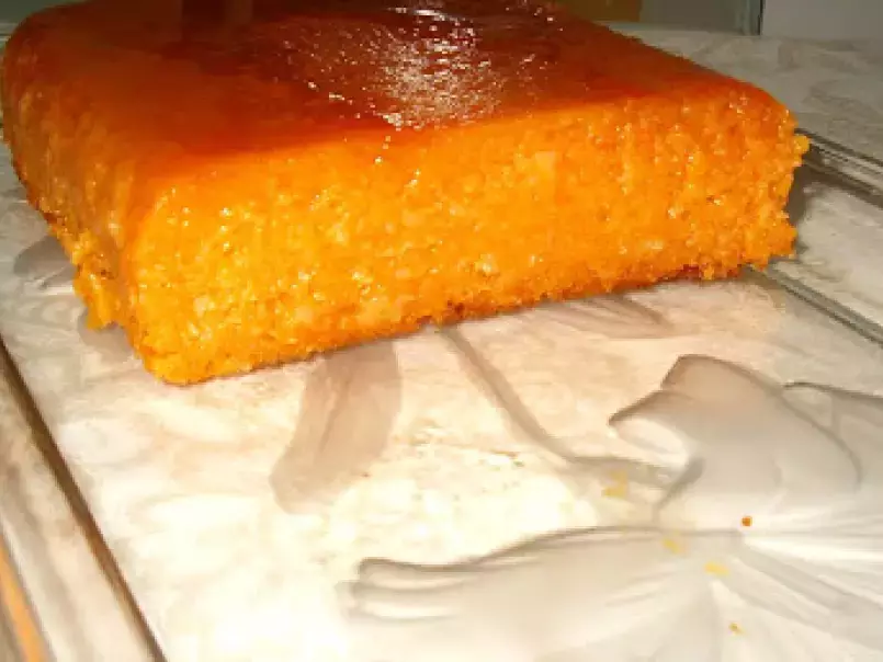 Pudim de abóbora e côco com caramelo de laranja - foto 2