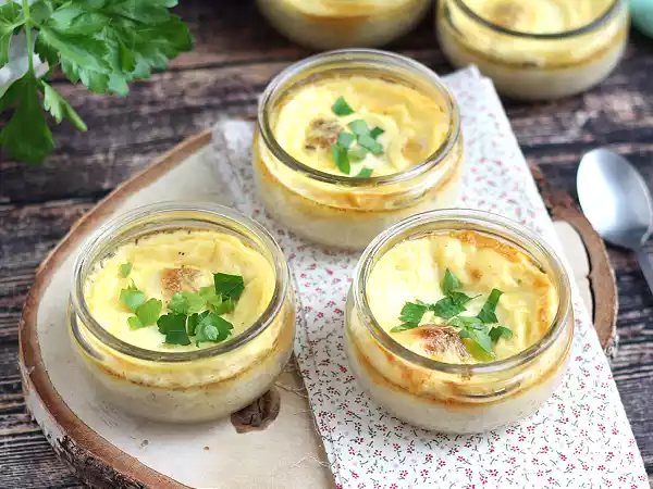 Receita Pudim de atum (mini flans)
