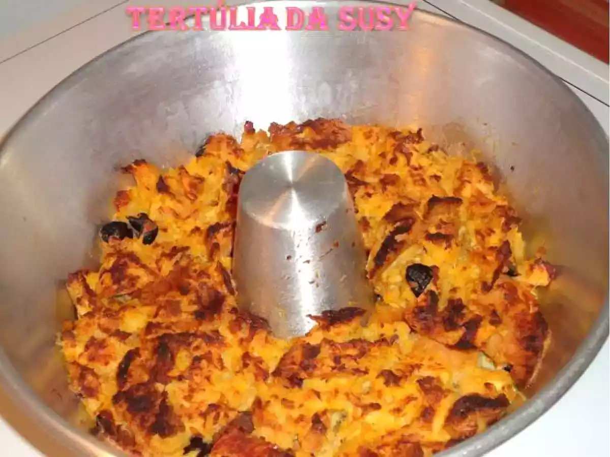 Pudim de bacalhau