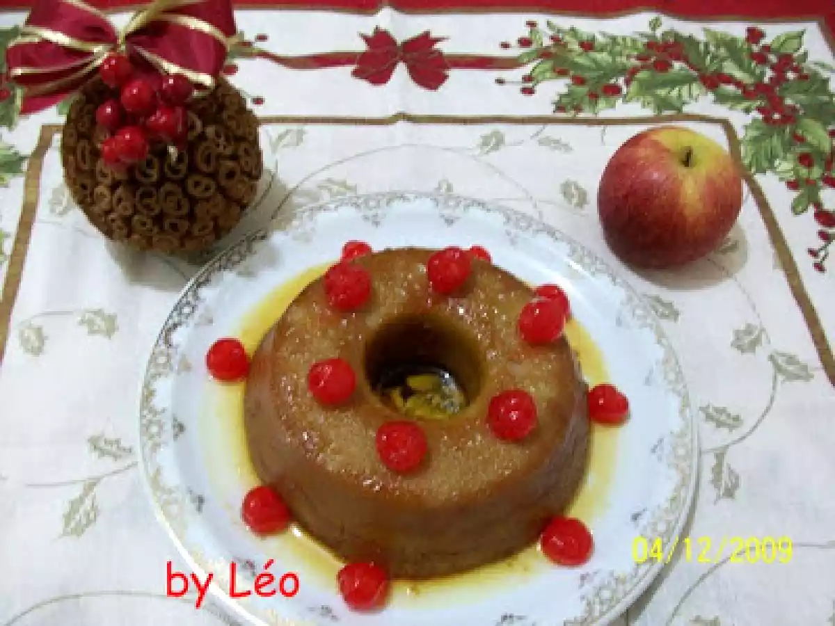 Pudim de castanhas portuguesas com maçã (Léo)