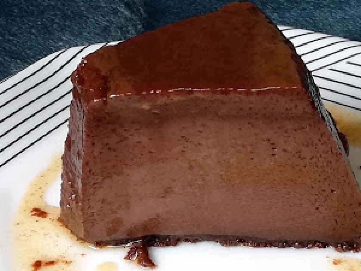 Pudim de Chocolate e Cacau