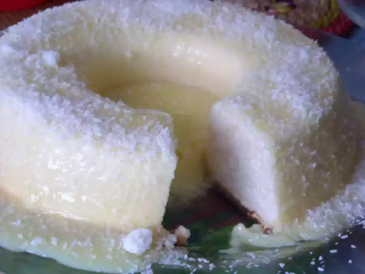 Pudim de Claras e Coco