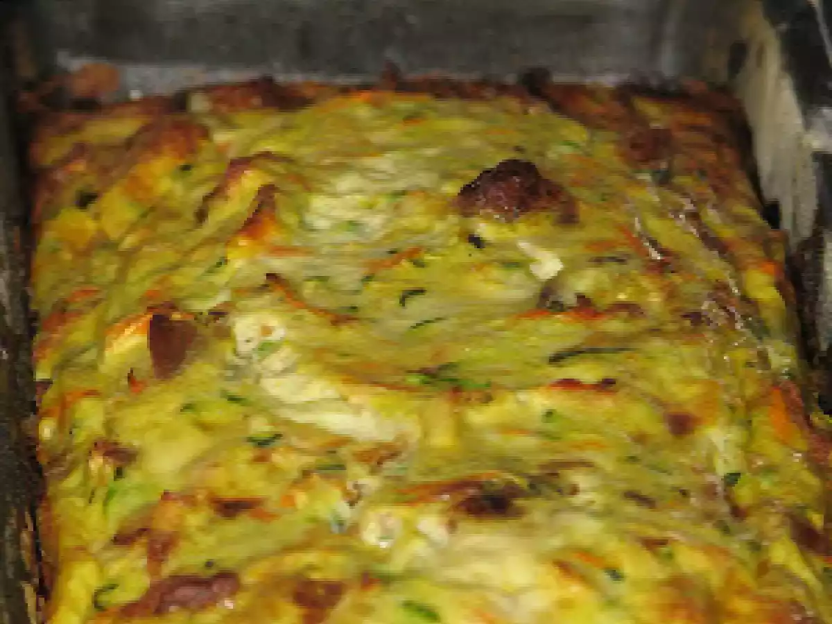 Pudim de frango com courgete - foto 2