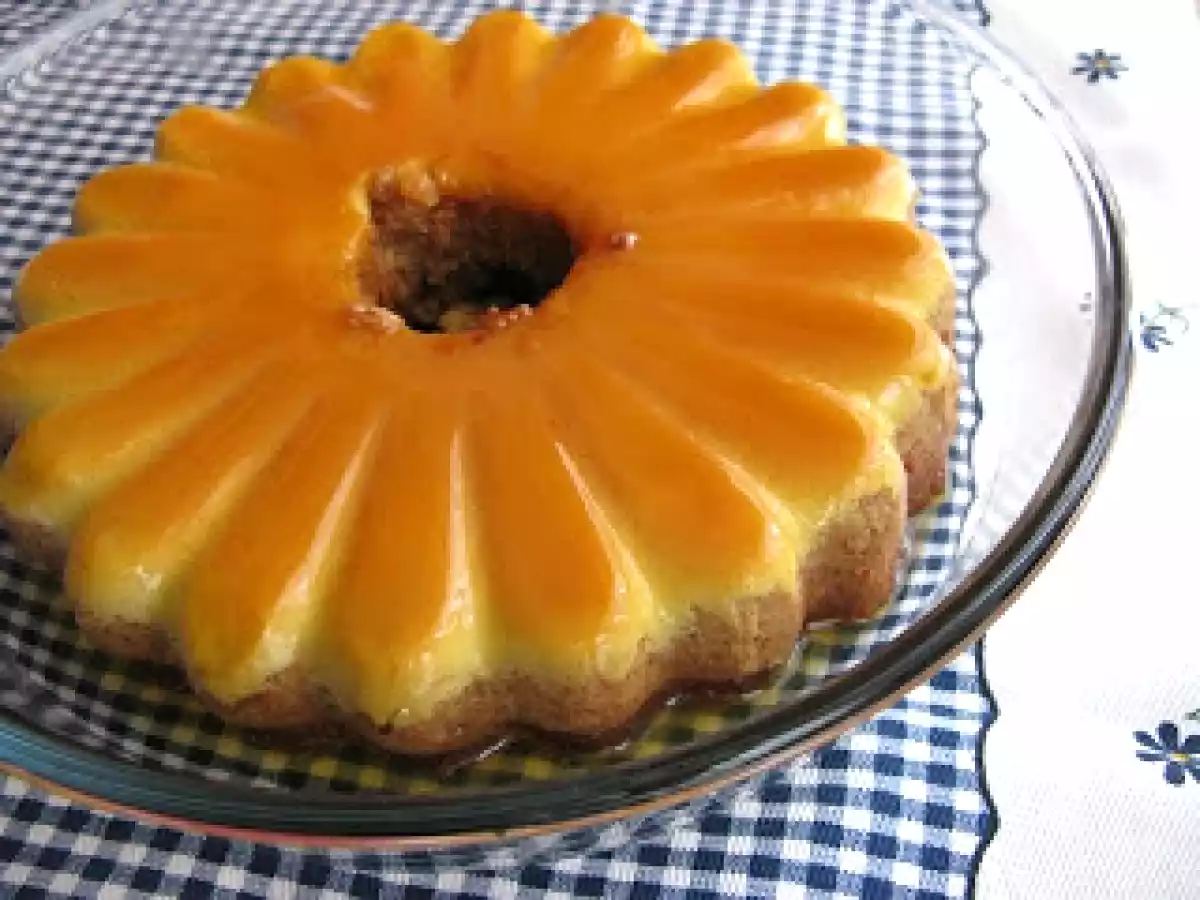 PUDIM DE IOGURTE COM CHOCOLATE (SEM AÇÚCAR)