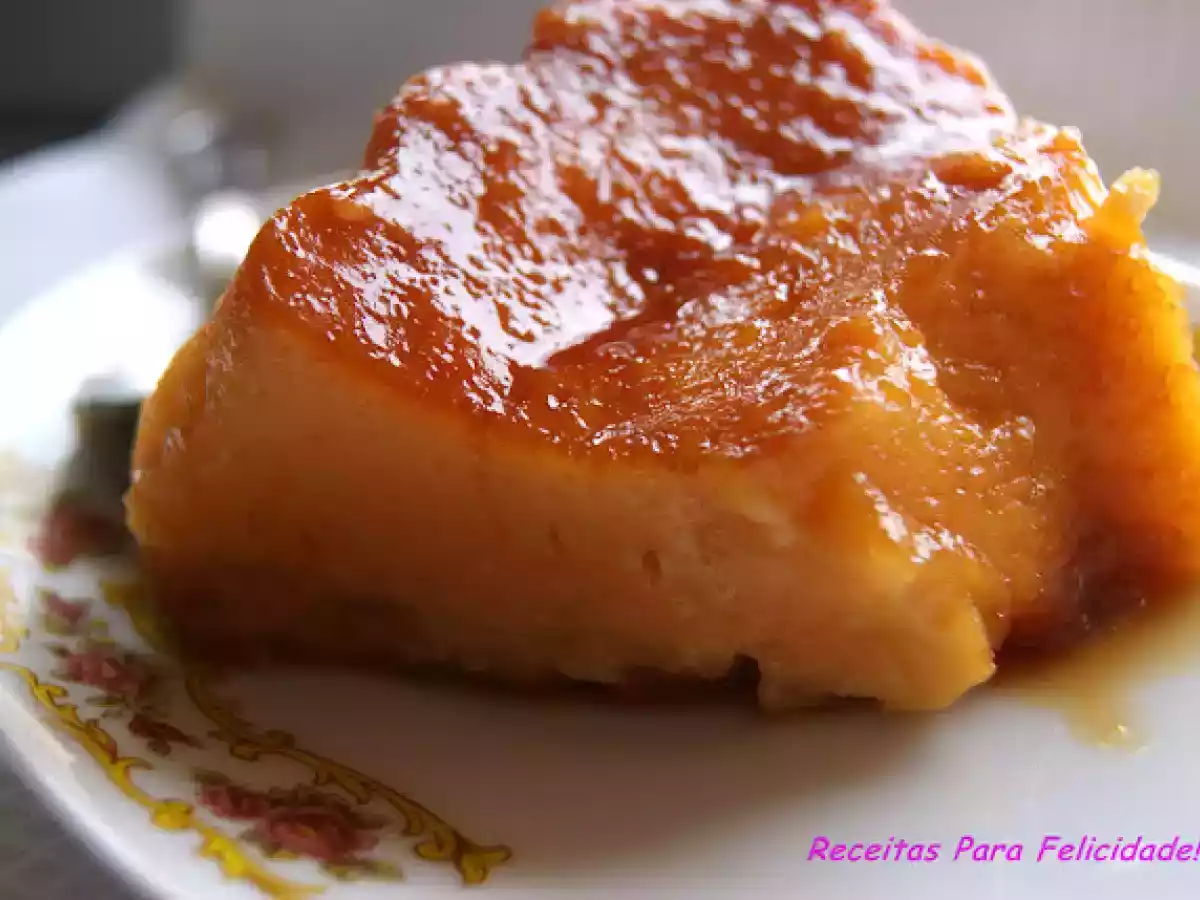 Pudim de Laranja e Amêndoa