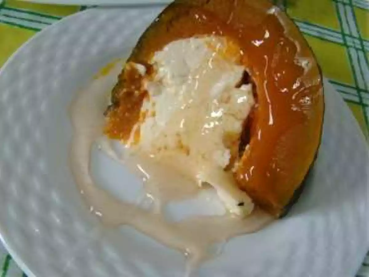 Pudim de Leite Condensado na Abóbora