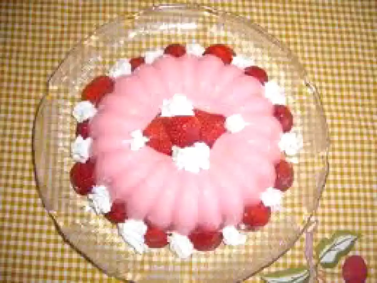 Pudim de Morango