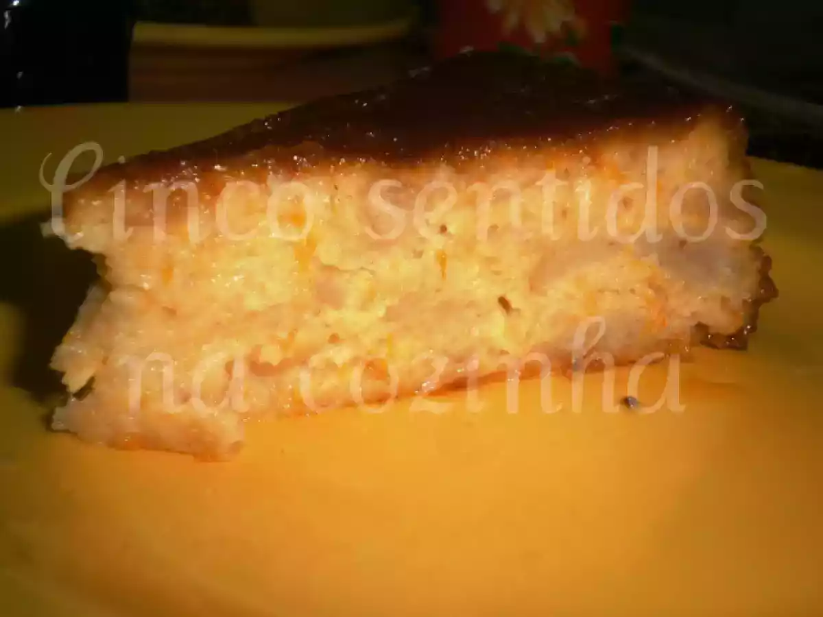 Pudim de pão com doce de abóbora - foto 5