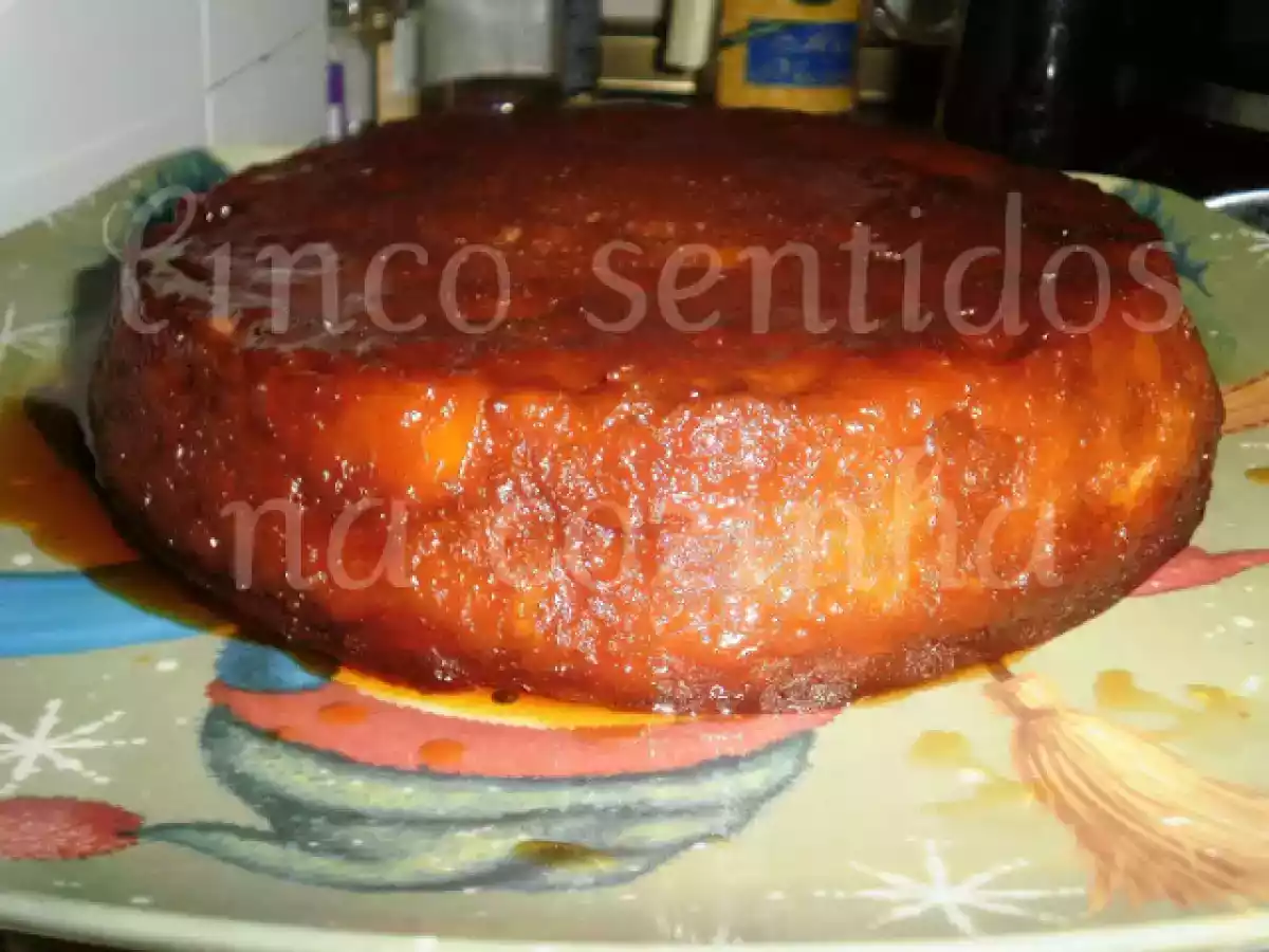 Pudim de pão com doce de abóbora - foto 6