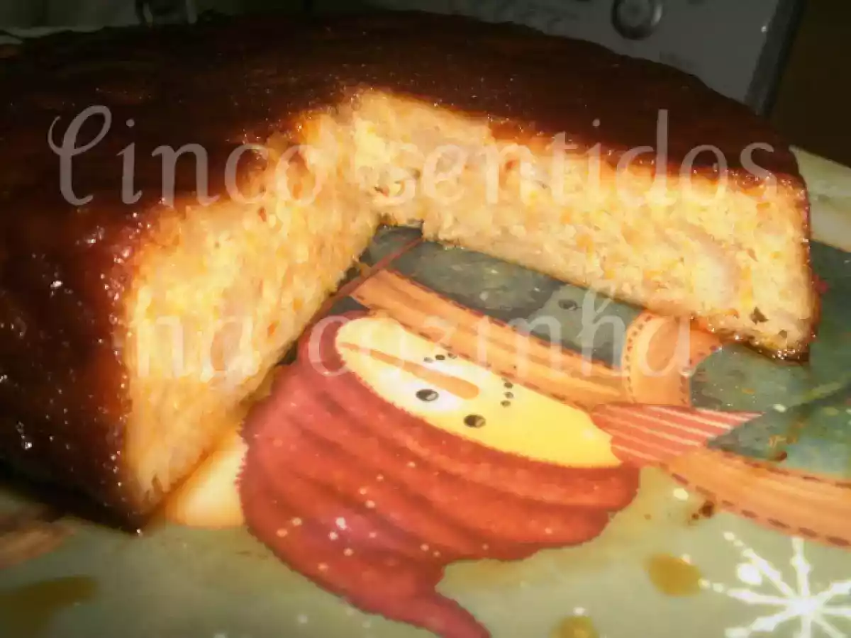 Pudim de pão com doce de abóbora - foto 7