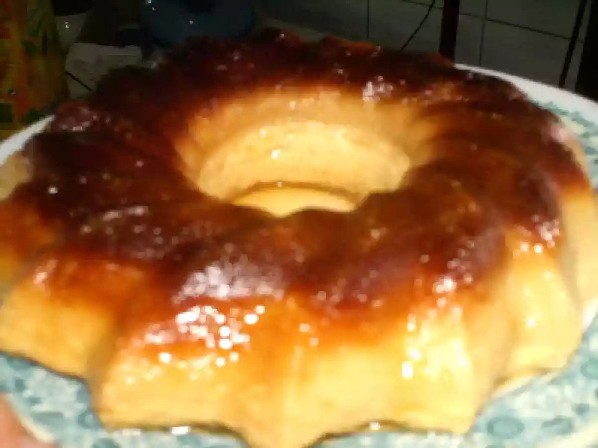 Pudim de pão no microondas - foto 3