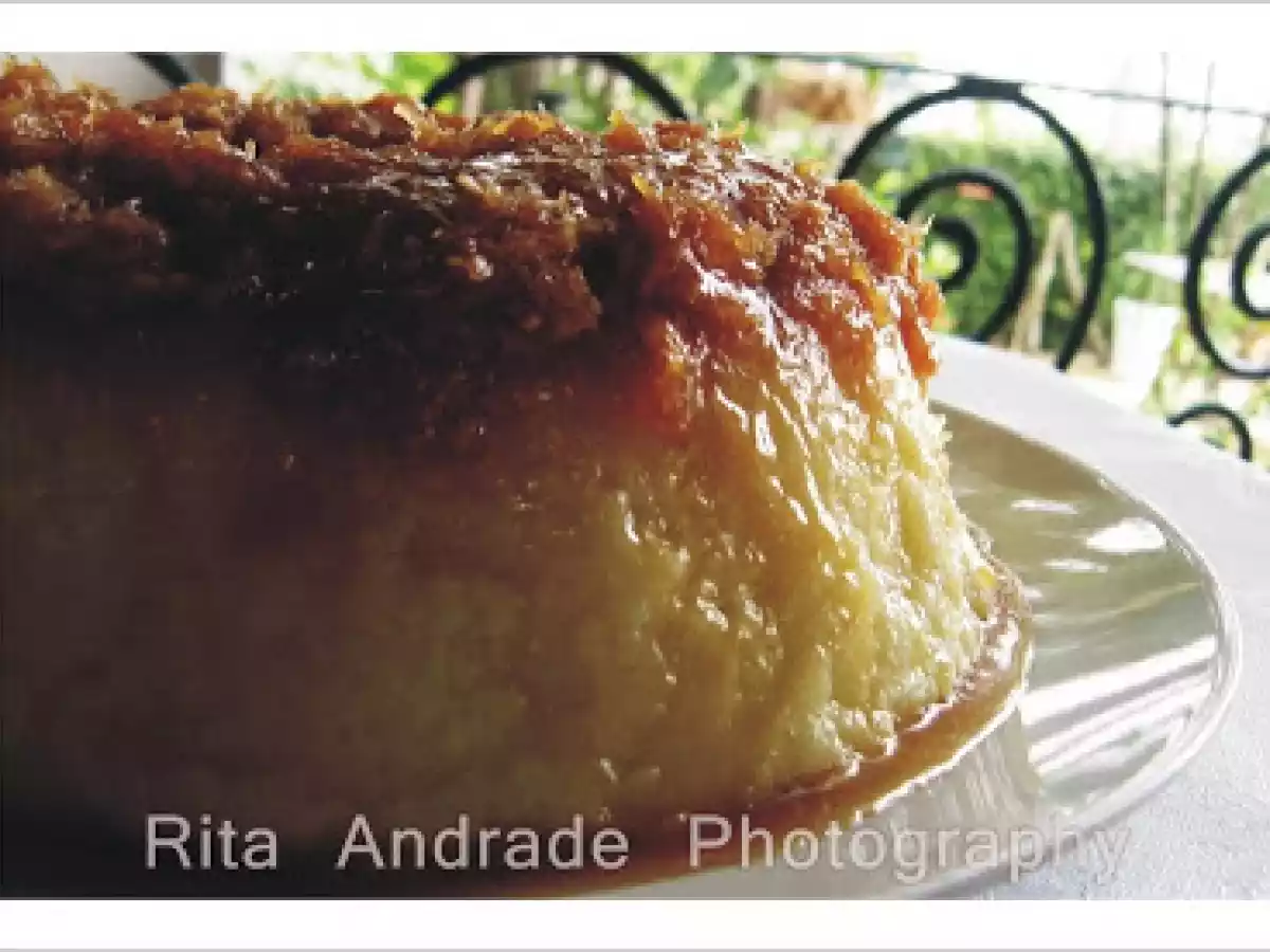 Pudim de Tapioca com cocada queimada (Ritinha)