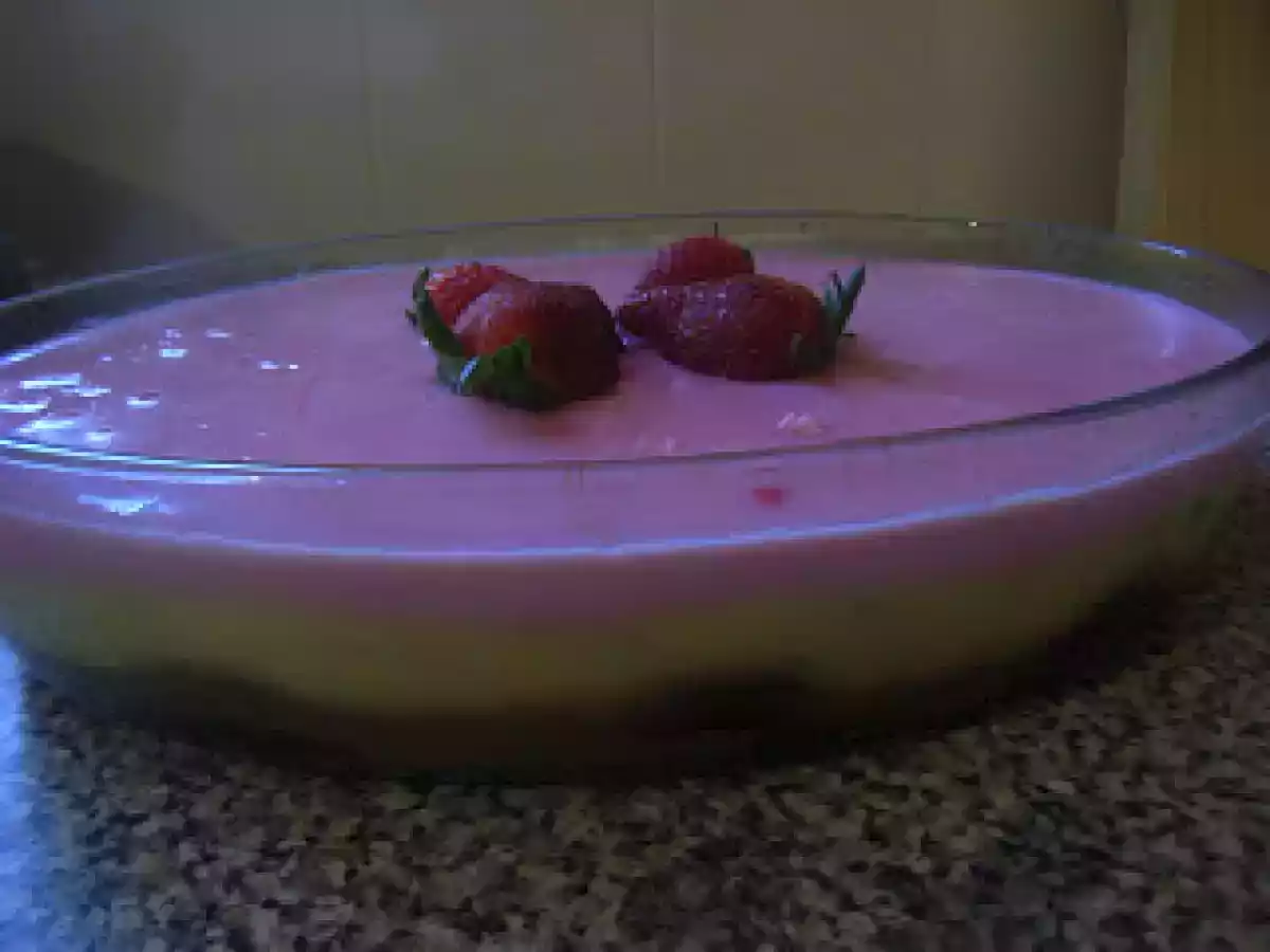 Pudim de três cores. - foto 2