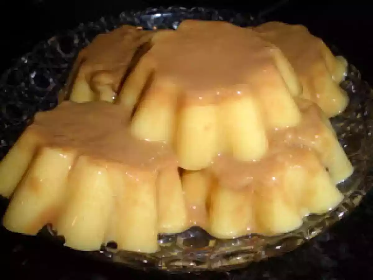 Pudim Flan com bolachas e Doce de Leite - foto 3