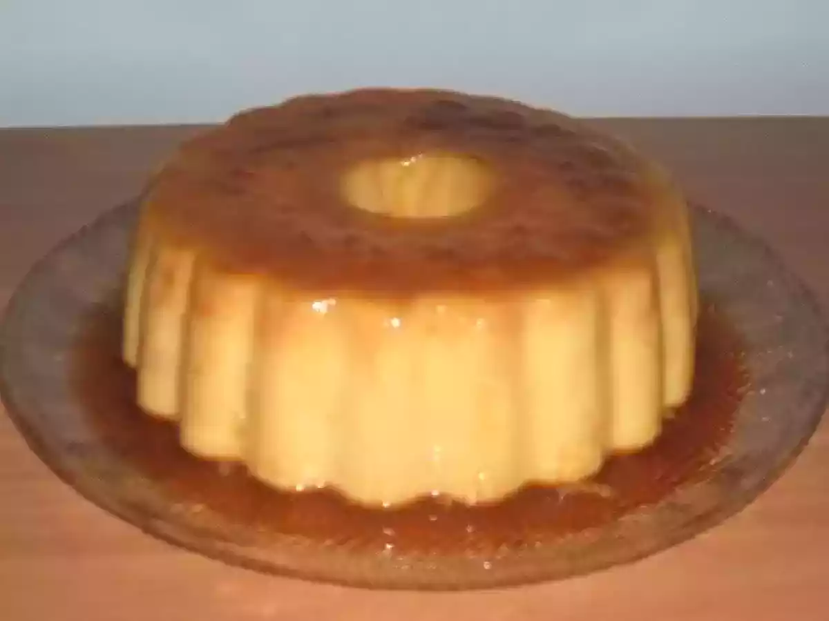 Pudim Flan com ovos
